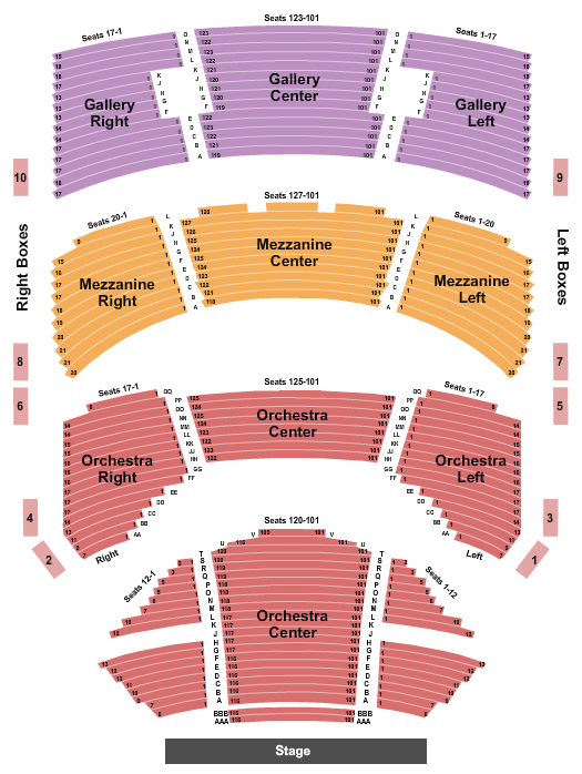 Sarofim Hall Six Seating Chart